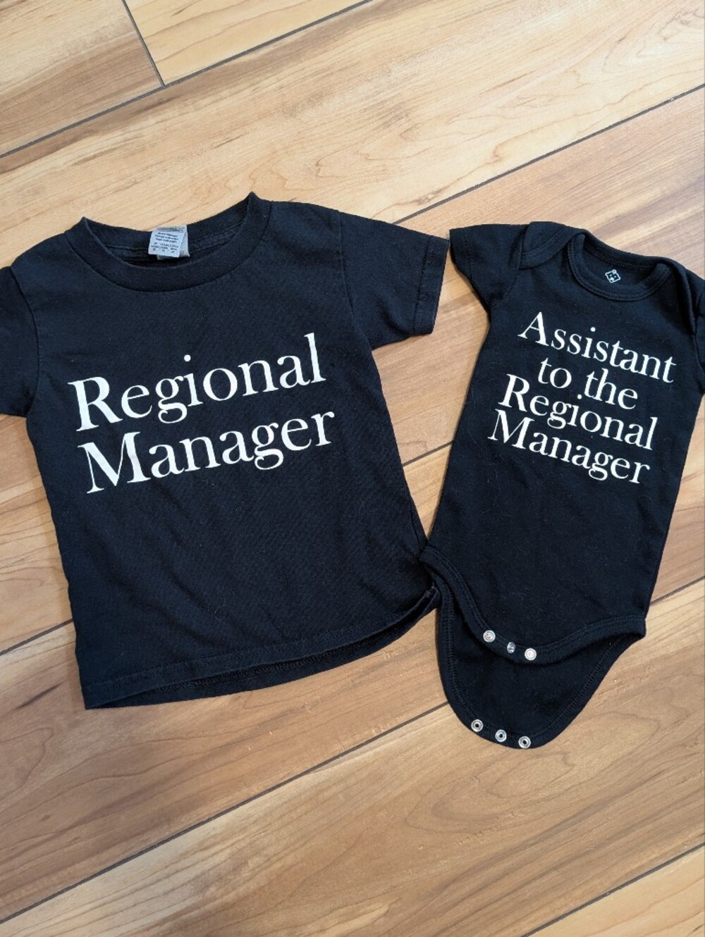The Office Themed Matching Sibling Outfits [3T and 0-3mo]
